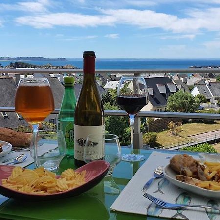 Appartement Bretagne Vue Mer Exceptionnelle Sur Les Hauts D'Erquy Au Calme ! Et Au Pied Du Gr34 Екстер'єр фото
