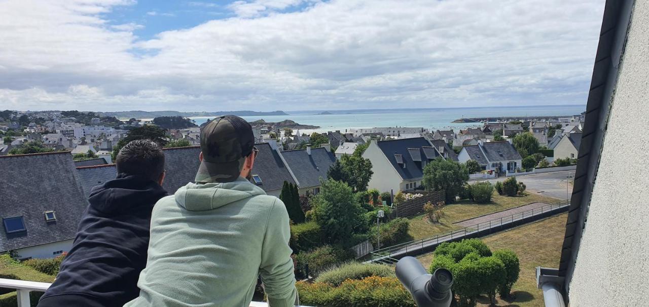 Appartement Bretagne Vue Mer Exceptionnelle Sur Les Hauts D'Erquy Au Calme ! Et Au Pied Du Gr34 Екстер'єр фото