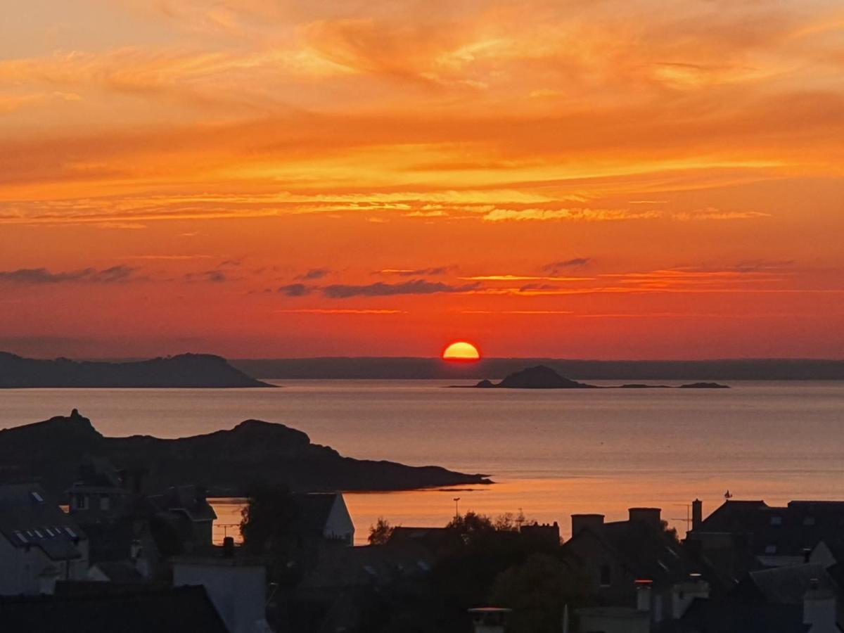 Appartement Bretagne Vue Mer Exceptionnelle Sur Les Hauts D'Erquy Au Calme ! Et Au Pied Du Gr34 Екстер'єр фото